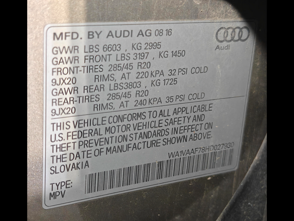 Used 2017 Audi Q7 3.0T Prestige AWD/4WD image 80