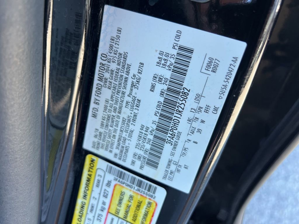 Used 2018 Ford Fusion SE w/ Fusion SE Technology Package image 32