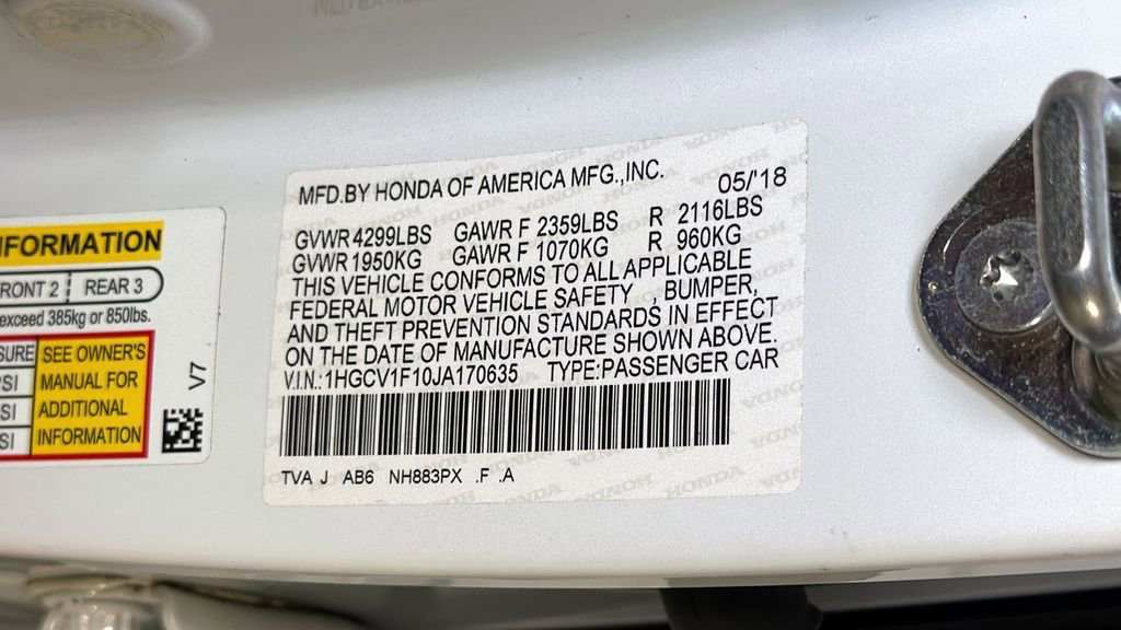 Used 2018 Honda Accord LX image 34