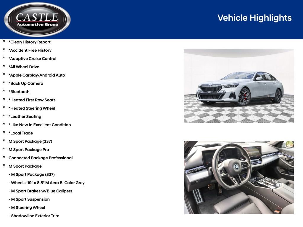 Used 2024 BMW i5 eDrive40i w/ M Sport Package image 5