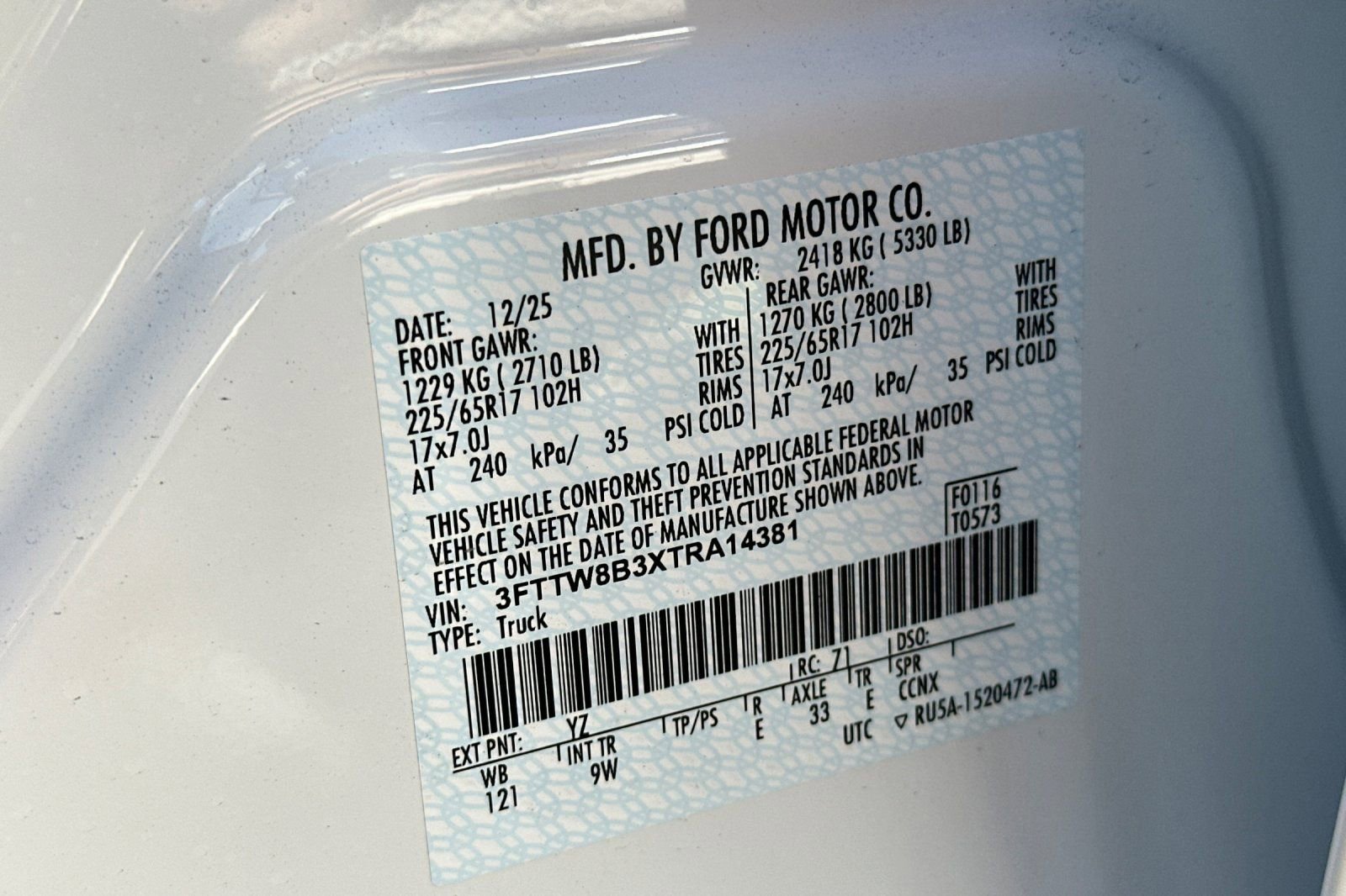 New 2026 Ford Maverick XL w/ Equipment Group 101A image 27