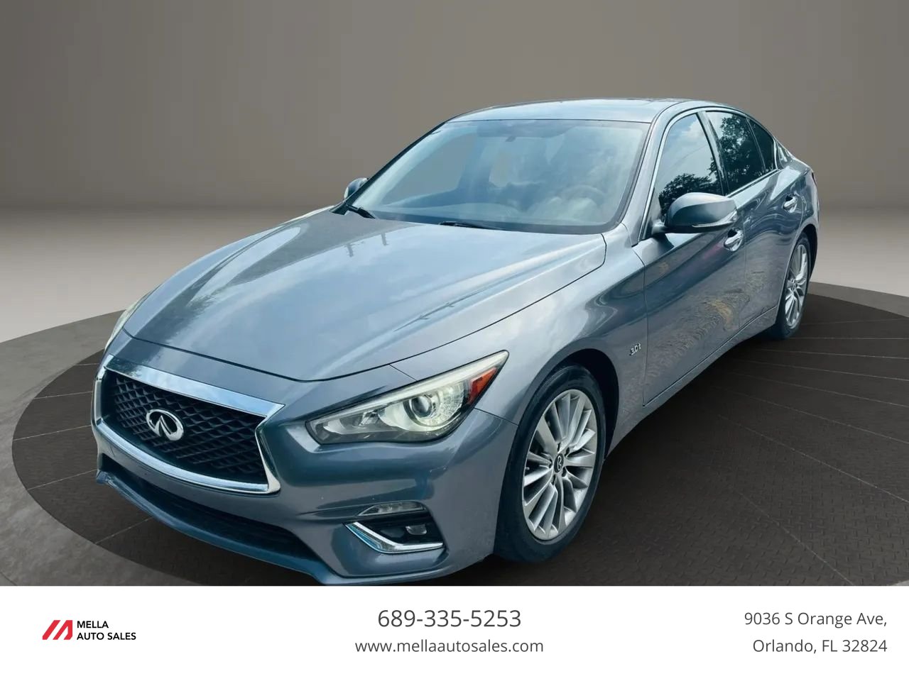 Used 2019 INFINITI Q50 Luxe