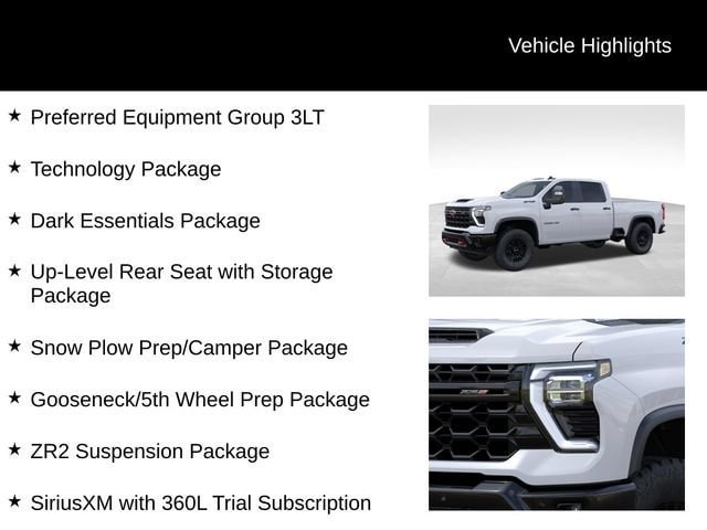 New 2026 Chevrolet Silverado 2500 ZR2 w/ LPO, Dark Essentials Package AWD/4WD image 17