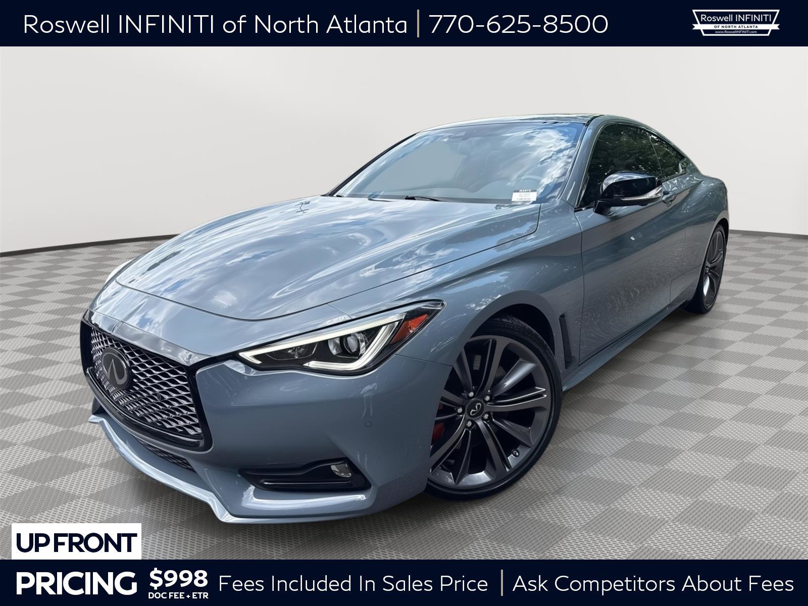 Used 2022 INFINITI Q60 Red Sport 400 w/ Cargo Package