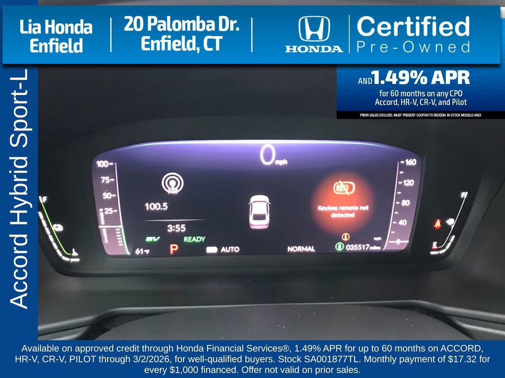 Certified 2025 Honda Accord Sport image 19