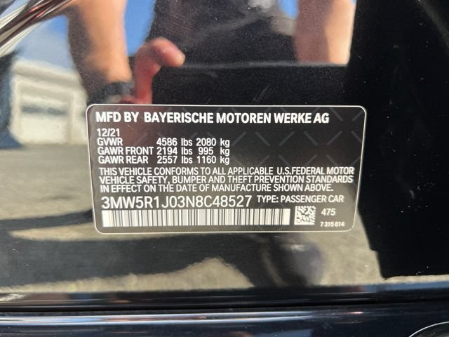 Used 2022 BMW 330i Sedan w/ Driving Assistance Package RWD image 17