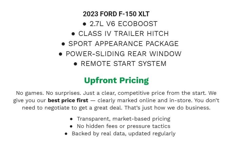 Certified 2023 Ford F150 XLT w/ Equipment Group 302A High AWD/4WD image 2