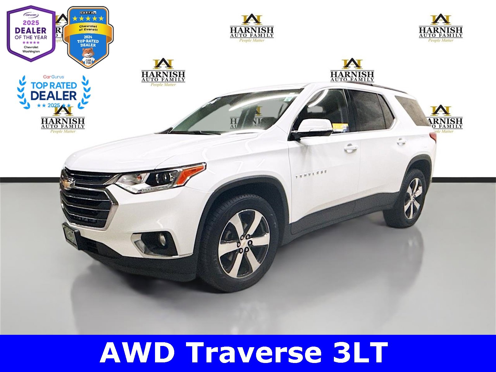 Certified 2019 Chevrolet Traverse LT