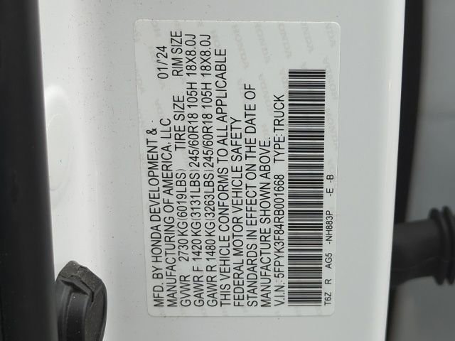 Certified 2024 Honda Ridgeline Black Edition image 32