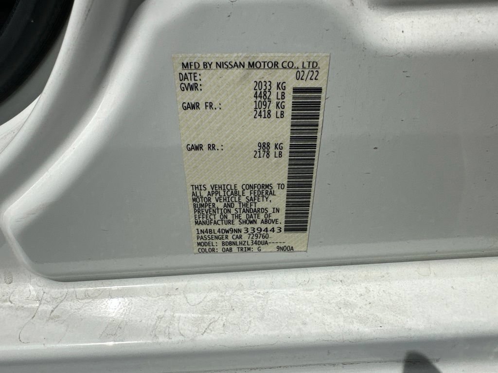 Used 2022 Nissan Altima 2.5 SV AWD/4WD image 5