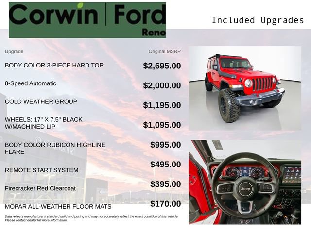 Used 2022 Jeep Wrangler Unlimited Rubicon w/ Cold Weather Group image 3
