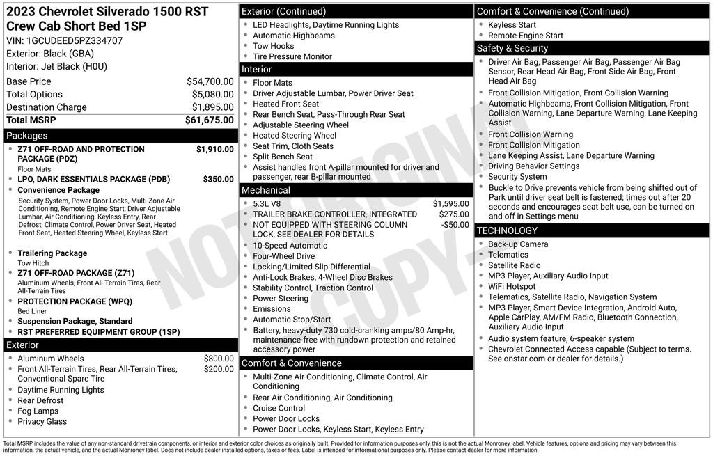 Used 2023 Chevrolet Silverado 1500 RST AWD/4WD image 3