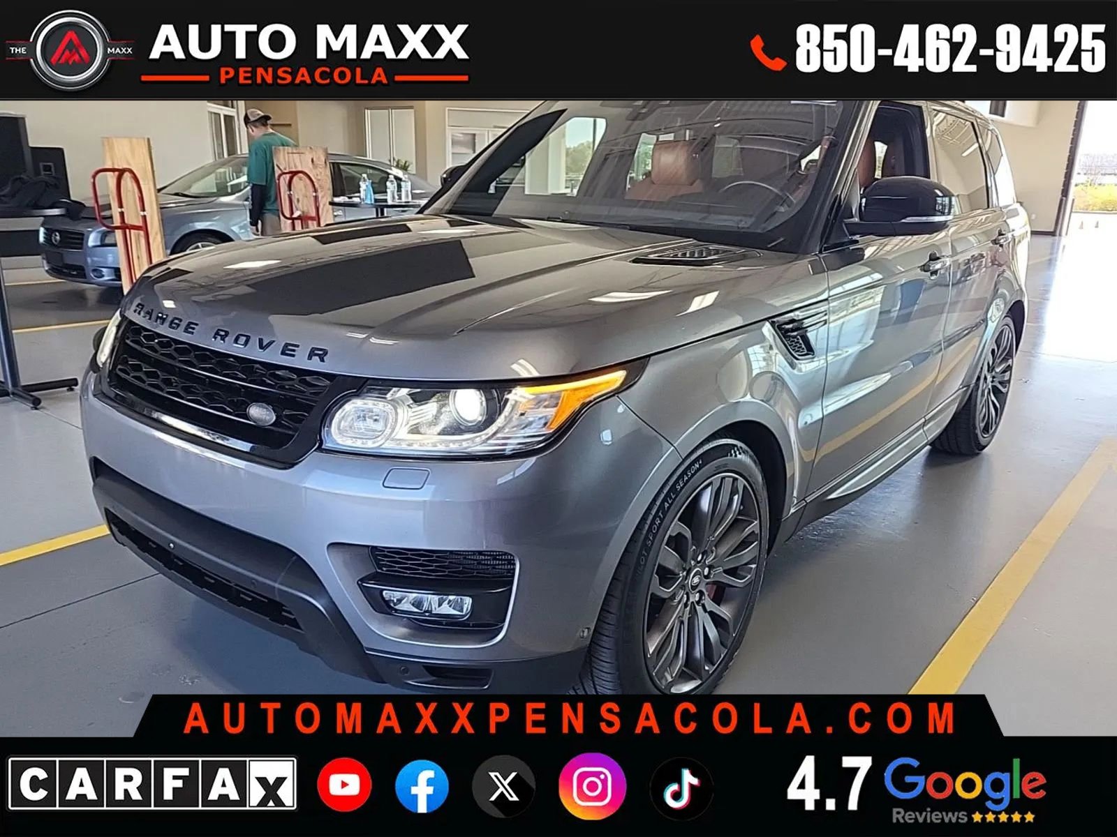 Used 2017 Land Rover Range Rover Sport Supercharged image 1