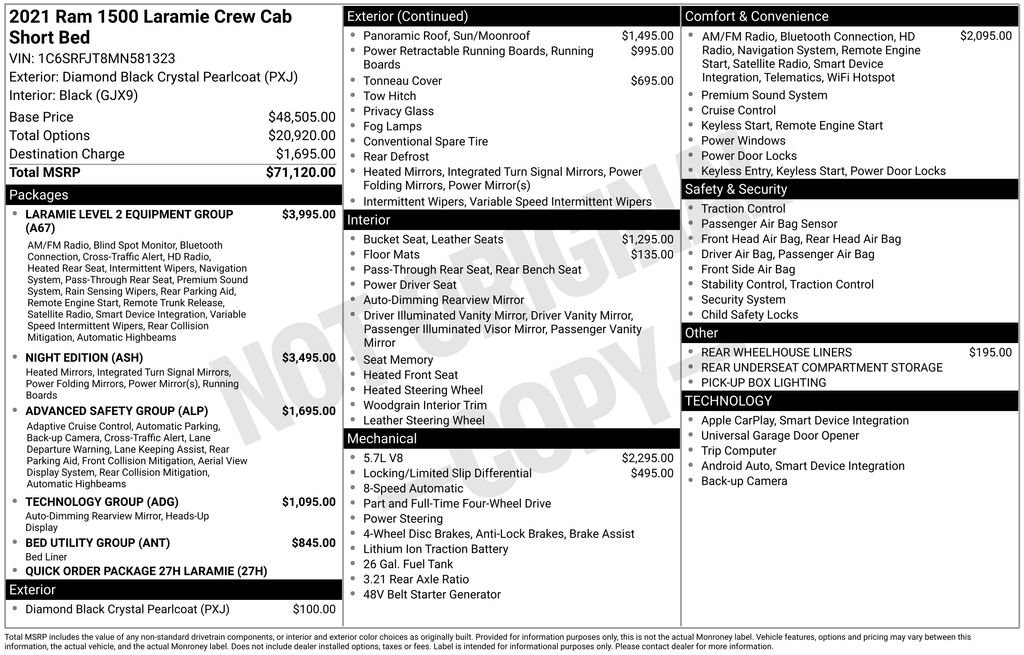 Certified 2021 RAM 1500 Laramie image 41