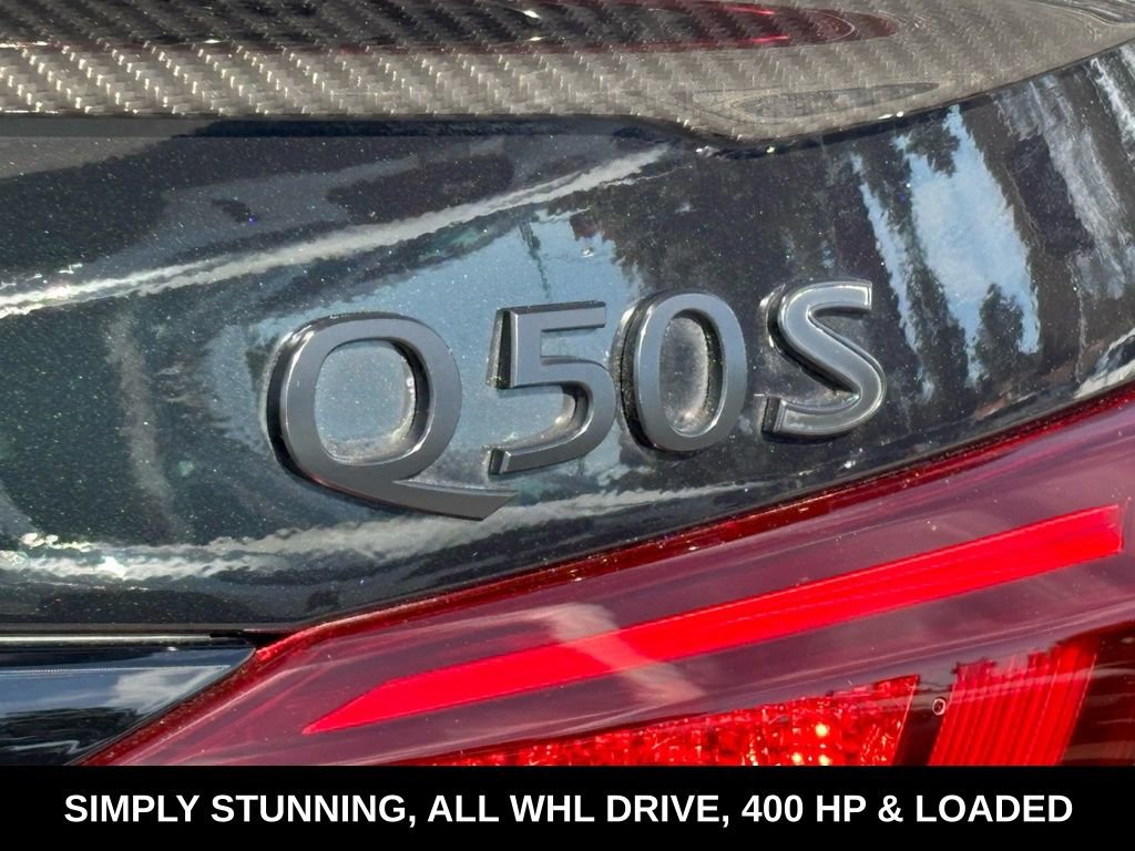 Certified 2023 INFINITI Q50 Red Sport 400 w/ Black Opal Edition image 6