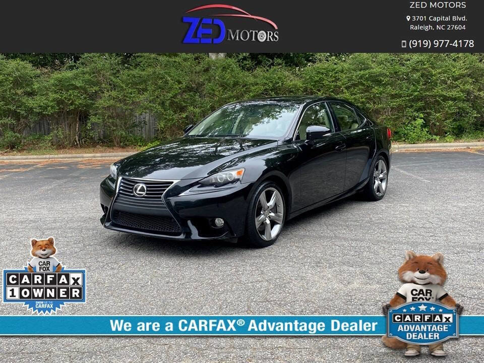 Used 2014 Lexus IS 350 w/ Navigation Package RWD image 1