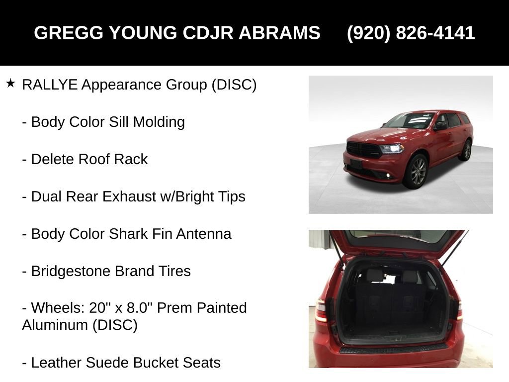 Used 2016 Dodge Durango SXT w/ Quick Order Package 23B image 31