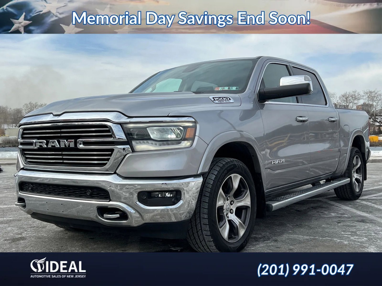 Used 2019 RAM 1500 Laramie AWD/4WD image 3