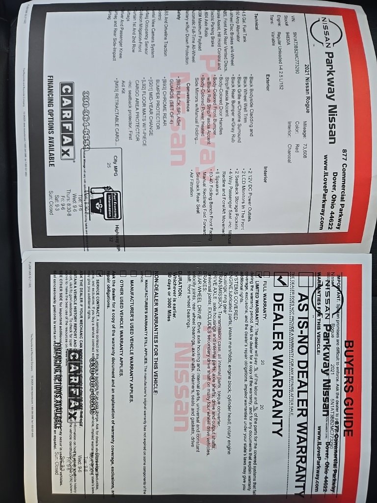 Used 2021 Nissan Rogue SV w/ Premium Package image 44