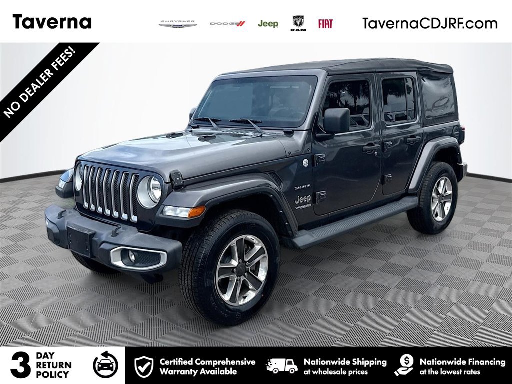 Used 2022 Jeep Wrangler Unlimited Sahara w/ Cold Weather Group AWD/4WD image 1