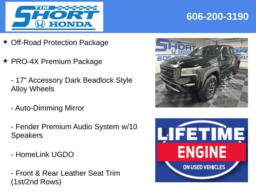 Used 2023 Nissan Frontier PRO-4X w/ Pro-4X Premium Package AWD/4WD image 13