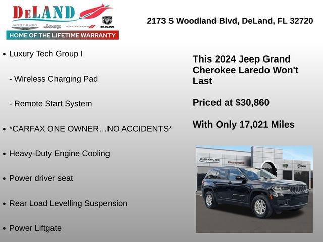 Used 2024 Jeep Grand Cherokee Laredo w/ Luxury Tech Group I image 19
