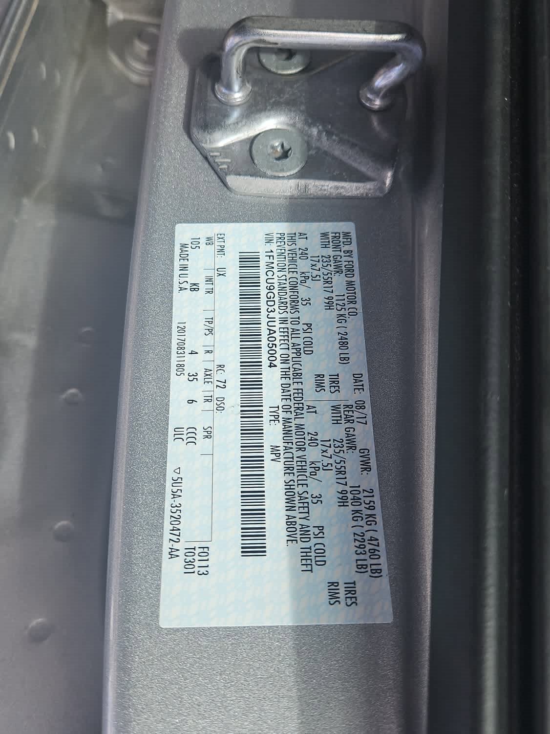 Used 2018 Ford Escape SE image 21