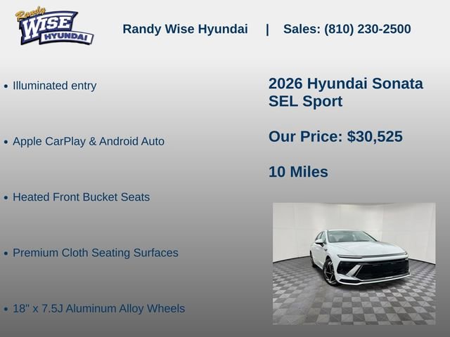 New 2026 Hyundai Sonata SEL image 15