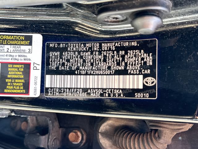 Used 2017 Toyota Camry SE FWD image 24