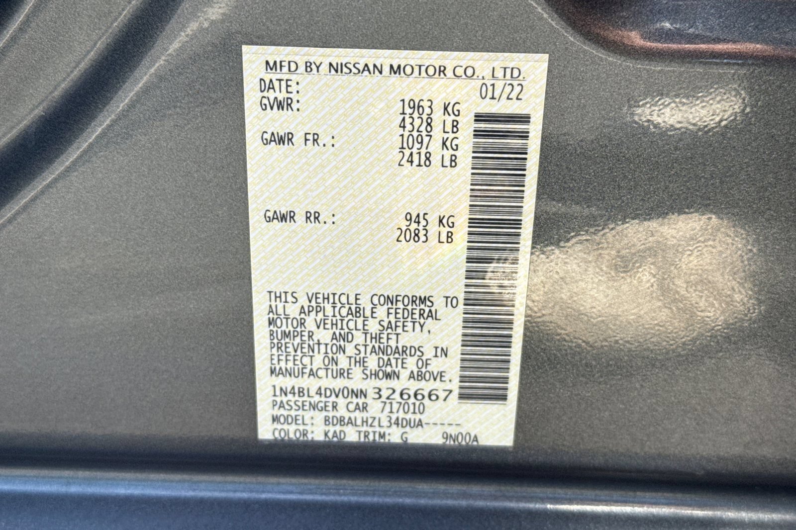 Used 2022 Nissan Altima 2.5 SV FWD image 40