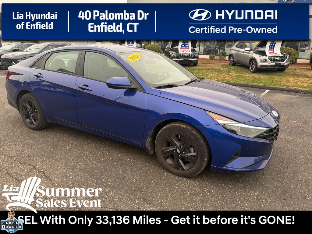 Certified 2023 Hyundai Elantra SEL