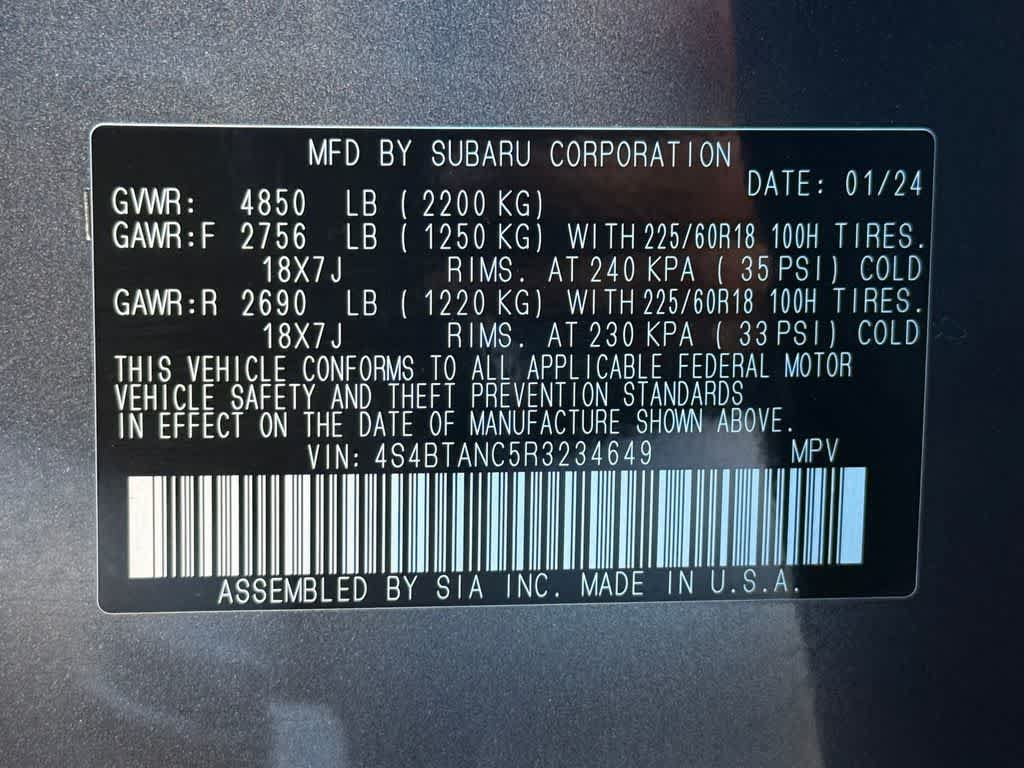 Certified 2024 Subaru Outback Limited AWD/4WD image 22
