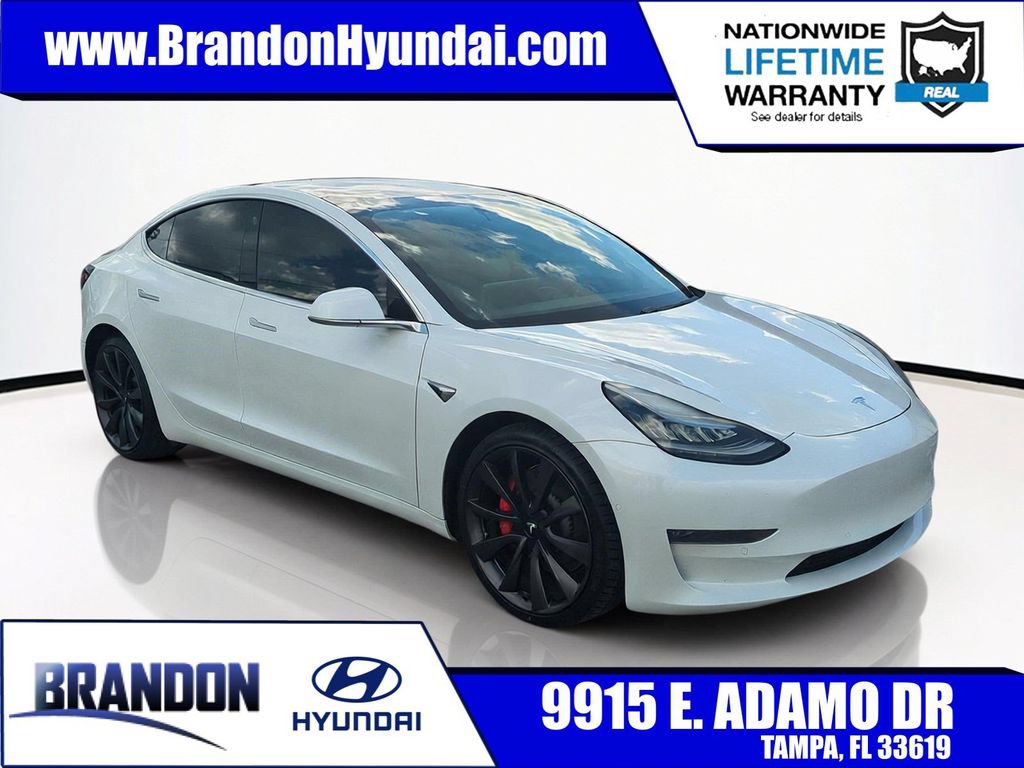 Used 2020 Tesla Model 3 Performance AWD/4WD image 1