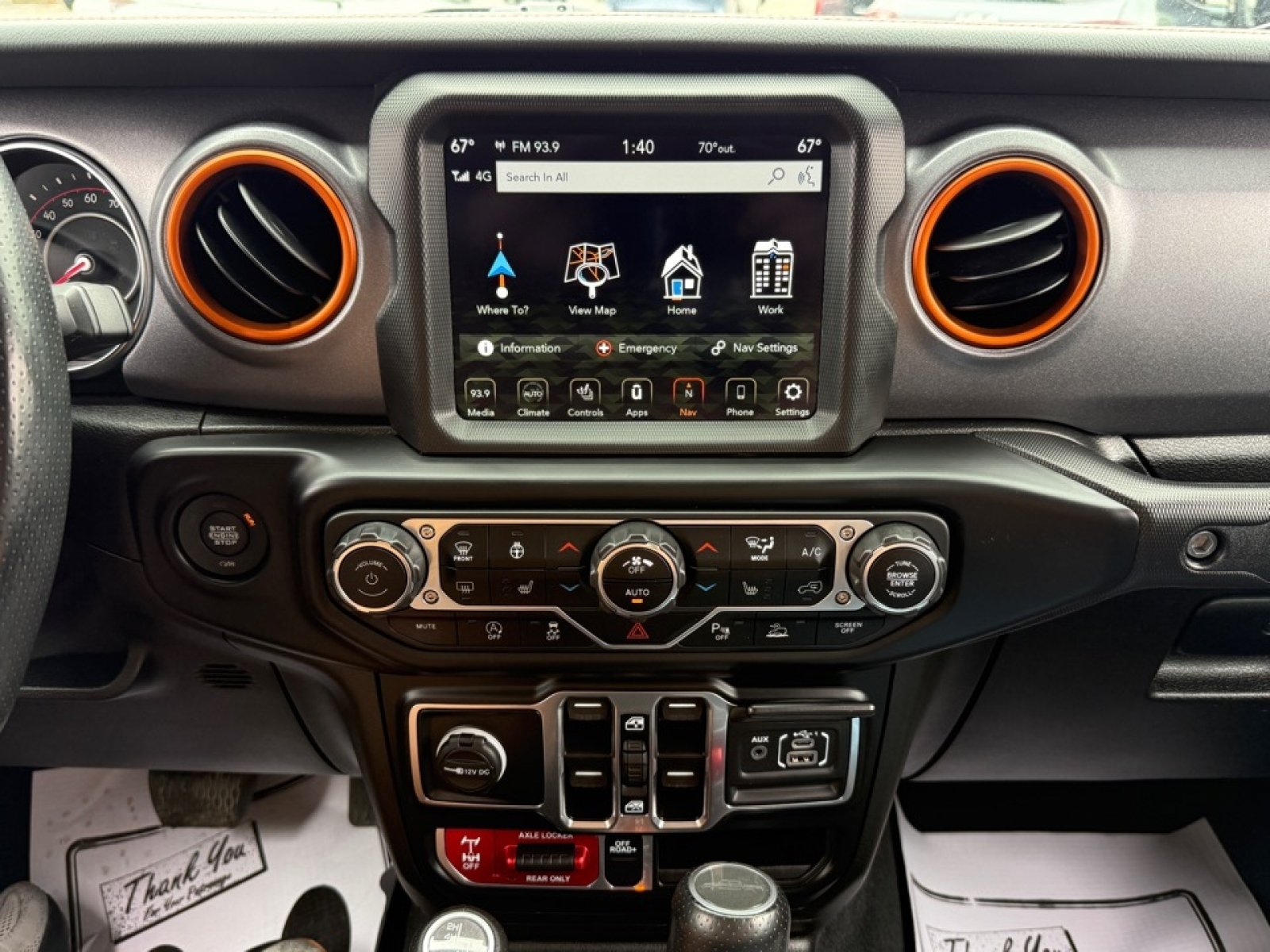 Used 2021 Jeep Gladiator Mojave w/ Uconnect 4C Nav & Sound Group AWD/4WD image 12
