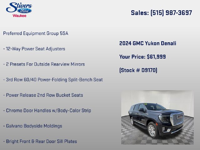Used 2024 GMC Yukon Denali w/ Max Trailering Package AWD/4WD image 8