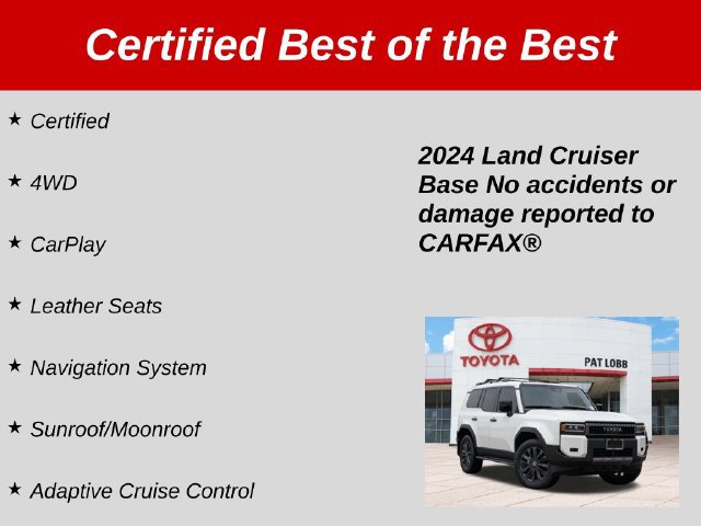 Certified 2024 Toyota Land Cruiser w/ Premium Package AWD/4WD image 42