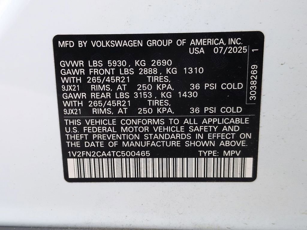 Used 2026 Volkswagen Atlas SEL Premium R-Line AWD/4WD image 25
