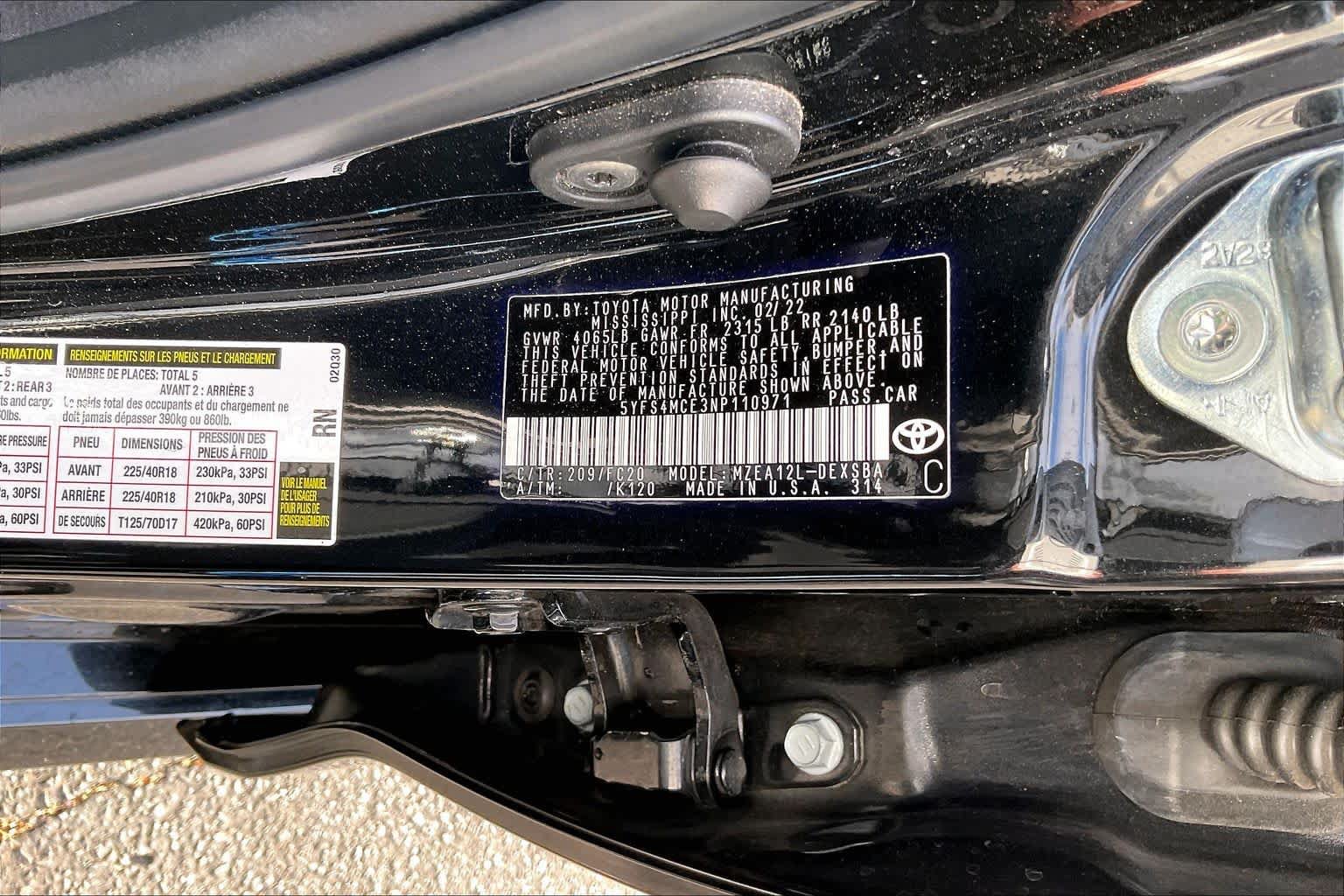 Used 2022 Toyota Corolla SE FWD image 33
