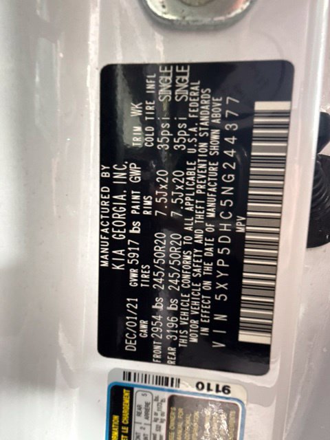 Used 2022 Kia Telluride SX w/ Nightfall Edition Package AWD/4WD image 16