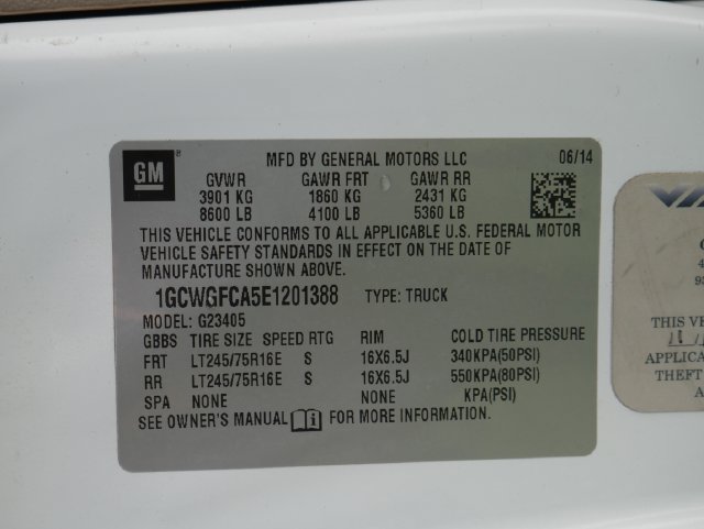 Used 2014 Chevrolet Express 2500 RWD image 21