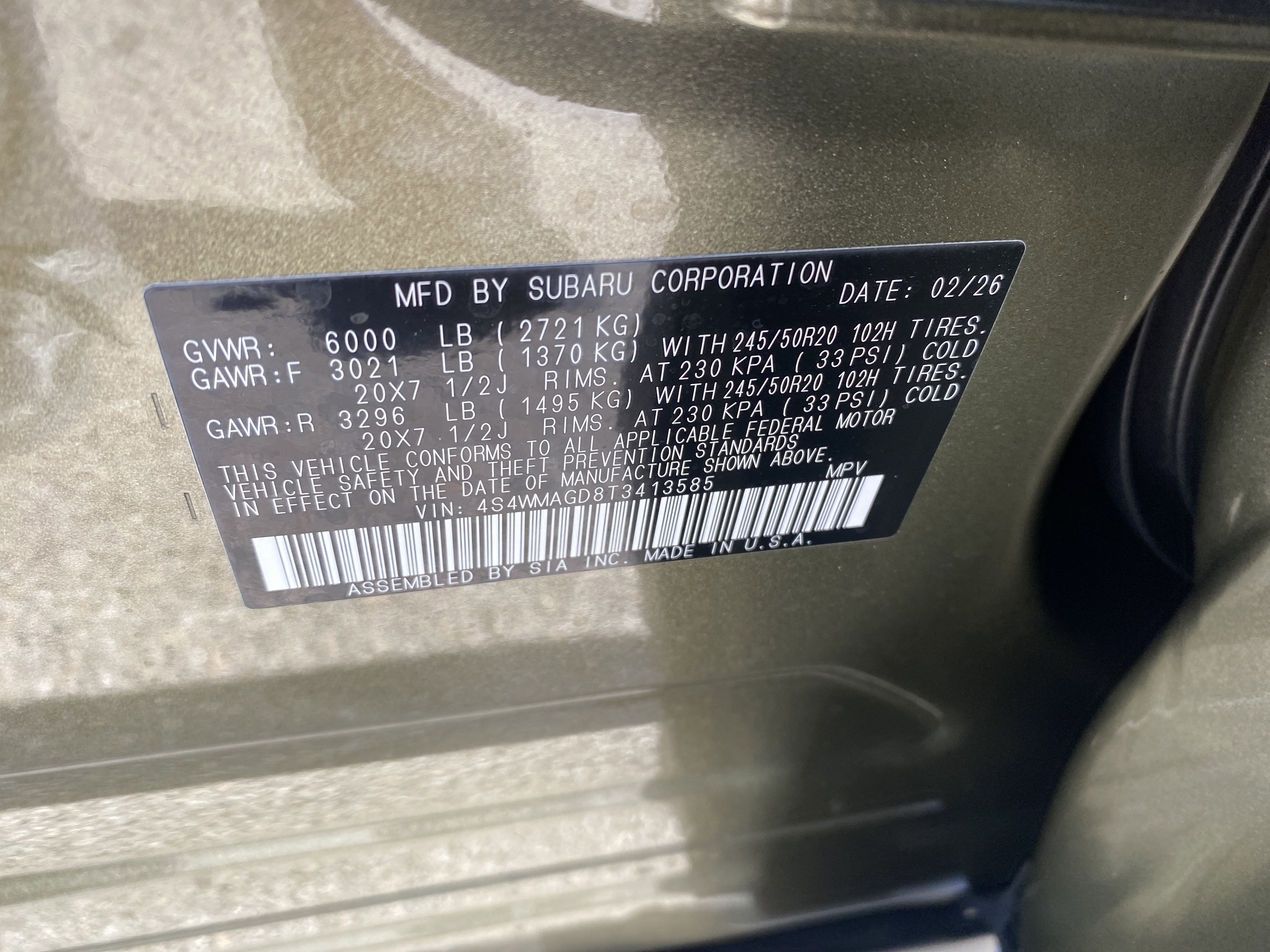 New 2026 Subaru Ascent Limited w/ Popular Package #2 AWD/4WD image 27