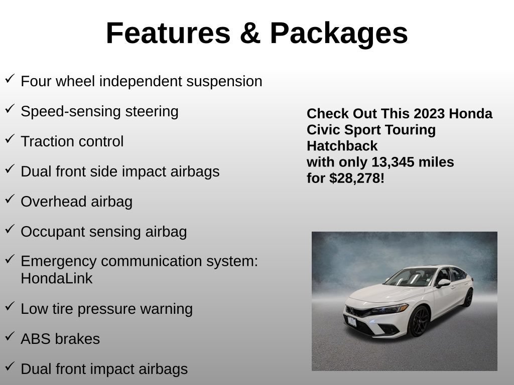 Used 2023 Honda Civic Sport Touring image 12