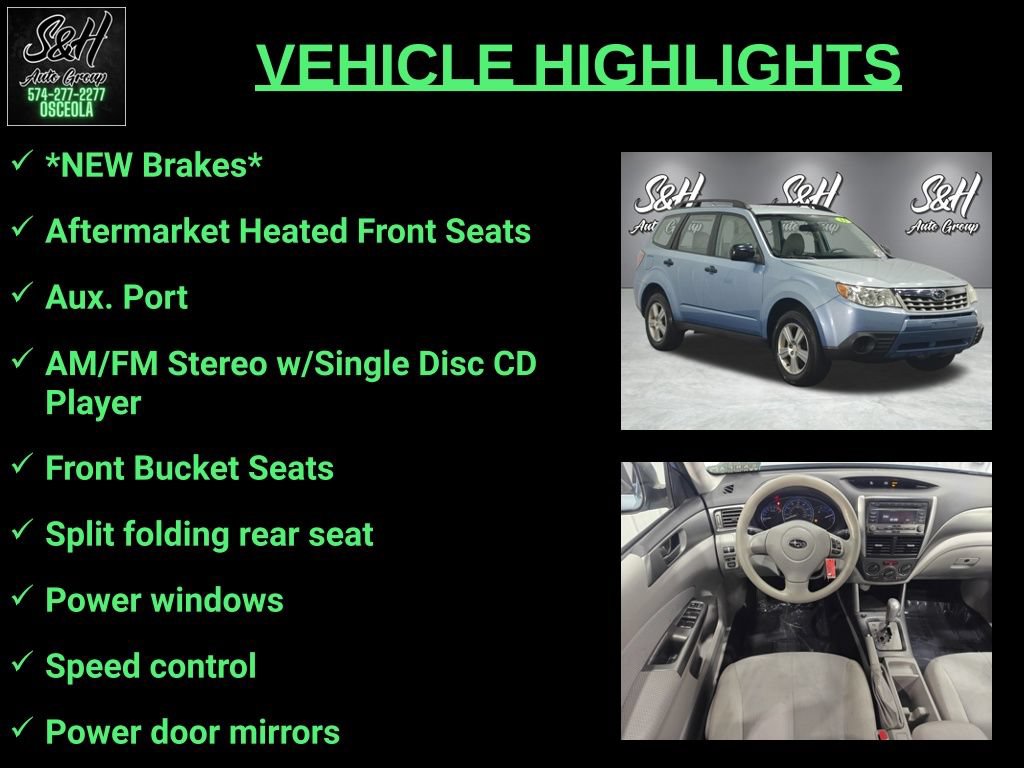 Used 2011 Subaru Forester 2.5X AWD/4WD image 3
