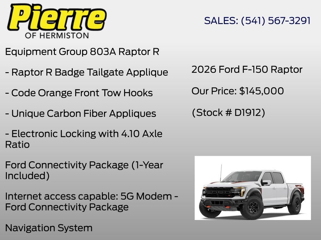 New 2026 Ford F150 Raptor AWD/4WD image 11