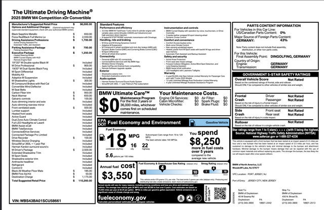 Used 2025 BMW M4 xDrive Competition w/ M Driver's Package image 12