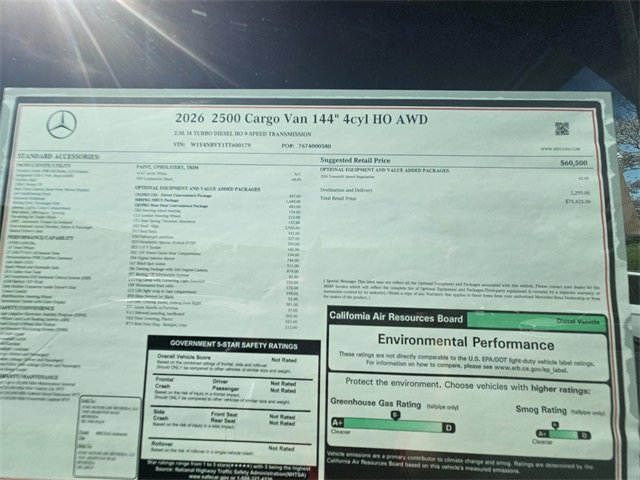 New 2026 Mercedes-Benz Sprinter 144 Cargo image 36