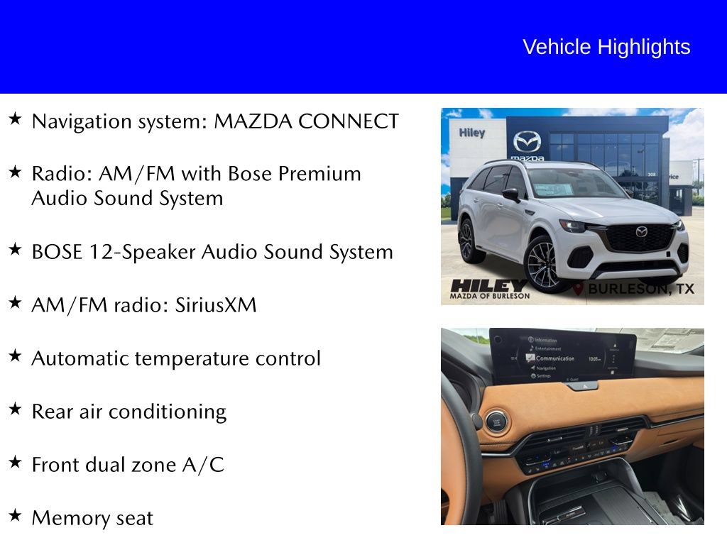 New 2026 MAZDA CX-70 3.3 Turbo S w/ Premium Plus AWD/4WD image 9
