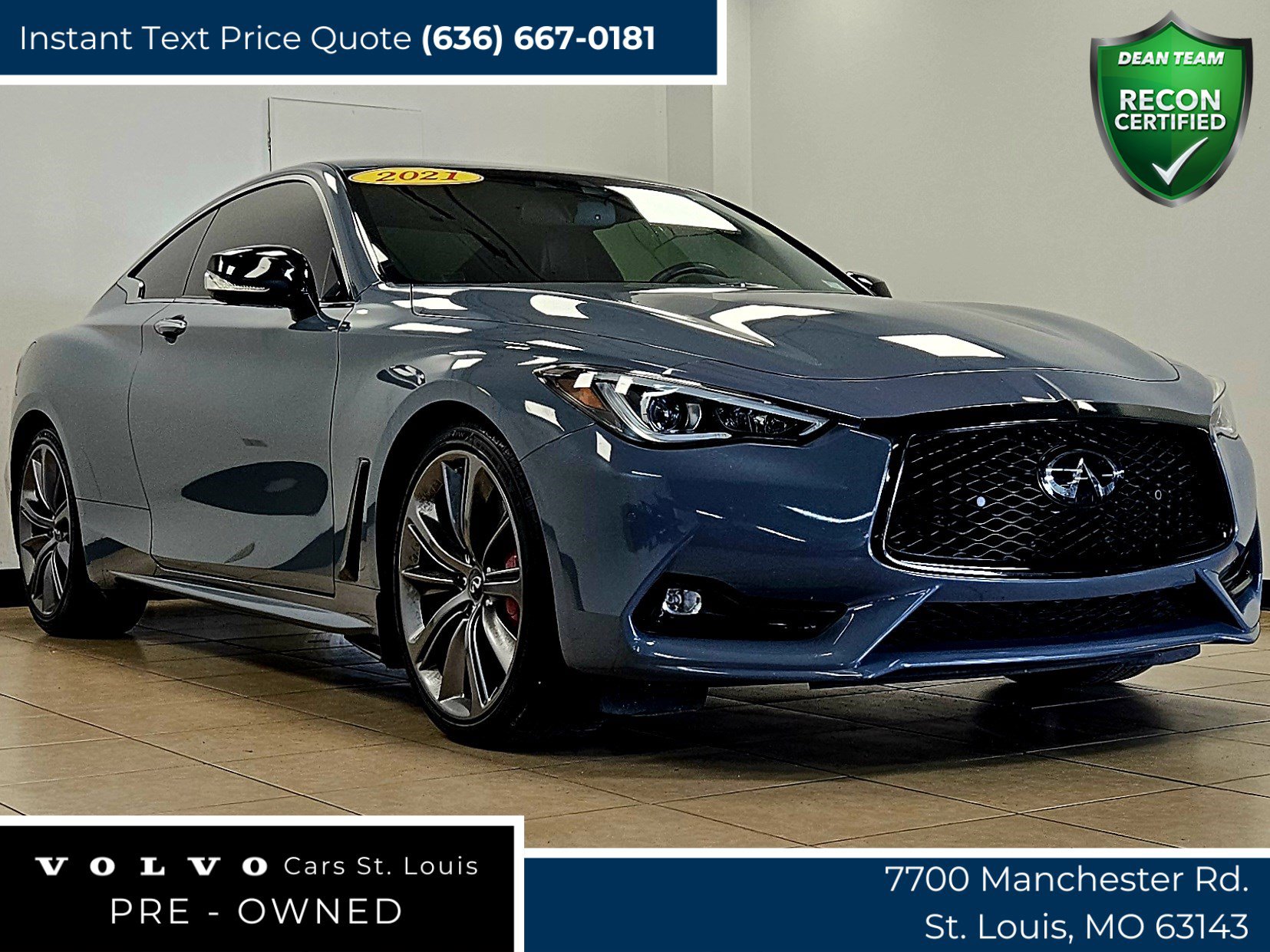 Used 2021 INFINITI Q60 Red Sport 400 w/ Proactive Package AWD/4WD image 1