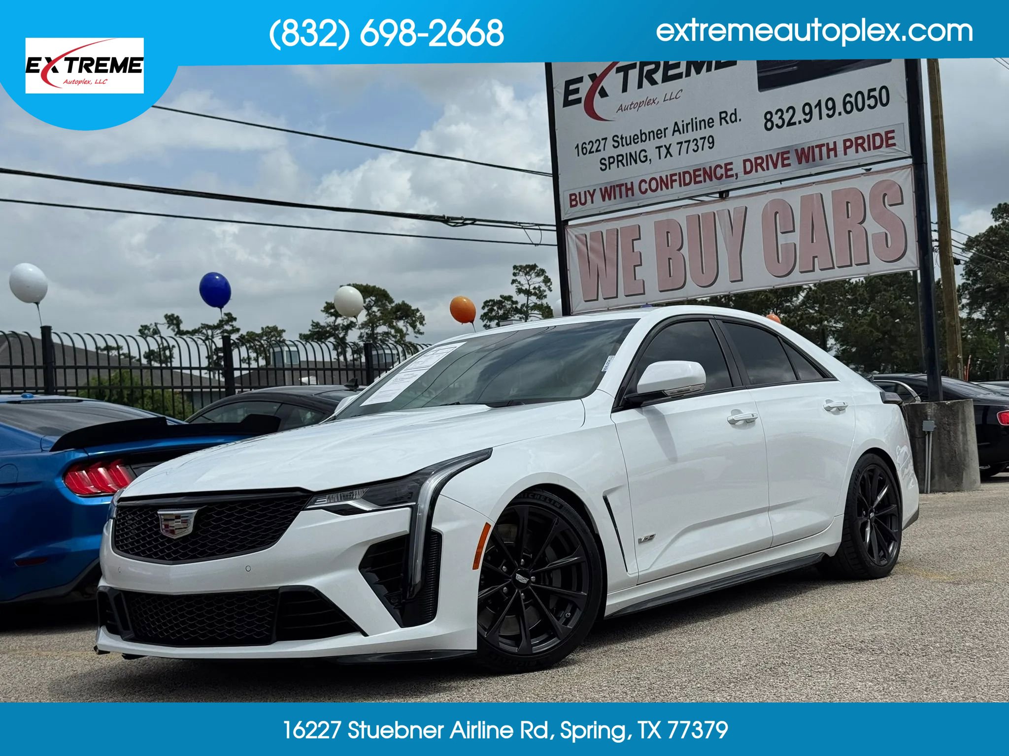 Used 2022 Cadillac CT4 V Blackwing w/ Driver Assist Package RWD image 1