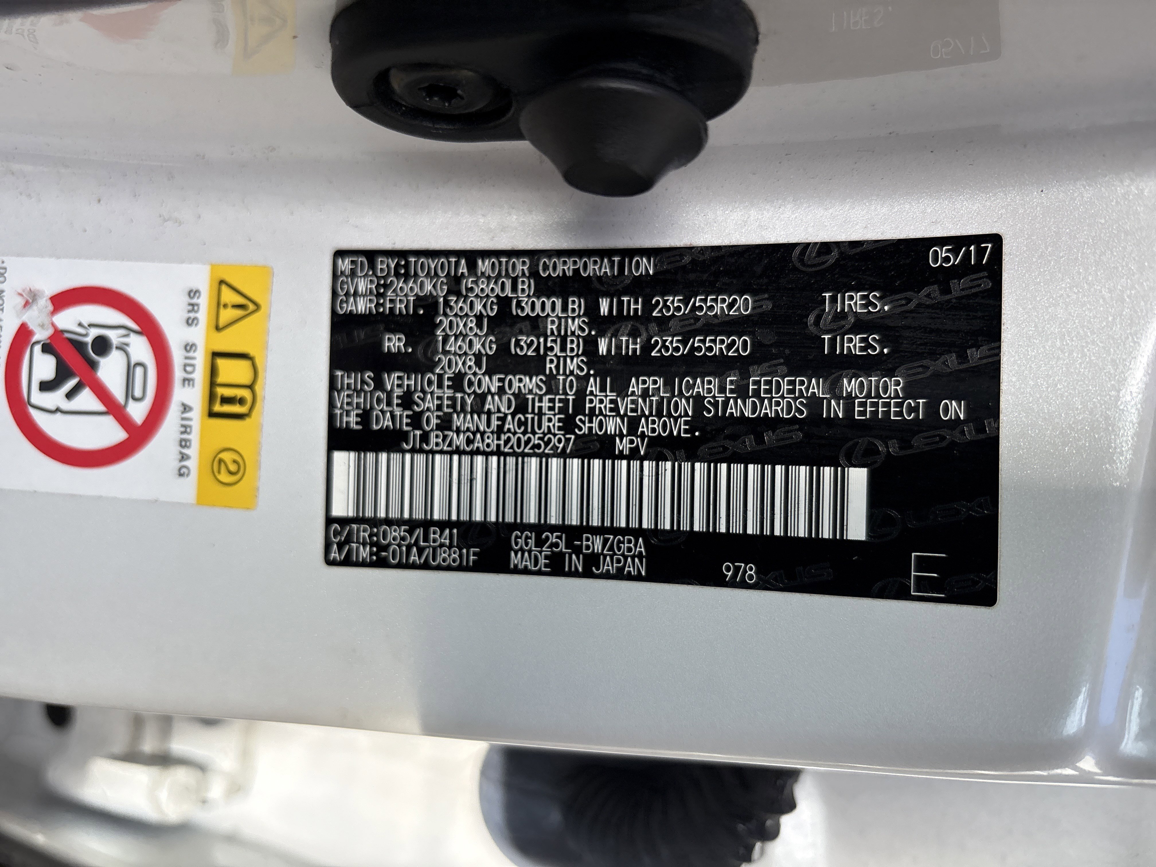 Used 2017 Lexus RX 350 AWD image 35